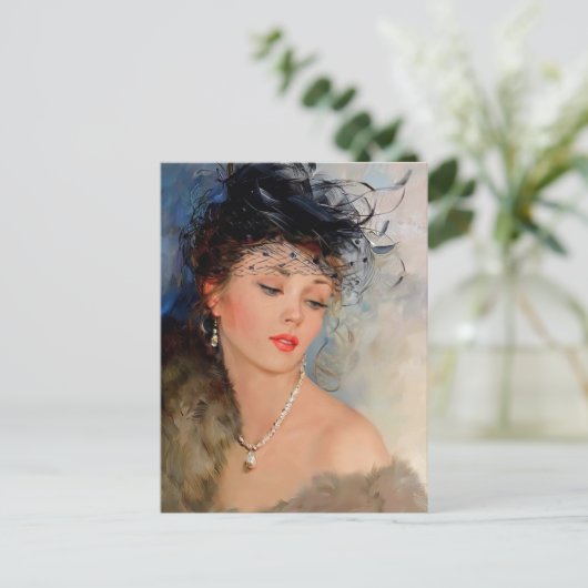 Briefkaart (Staand voorkant)