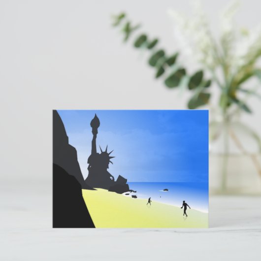 Briefkaart (Staand voorkant)