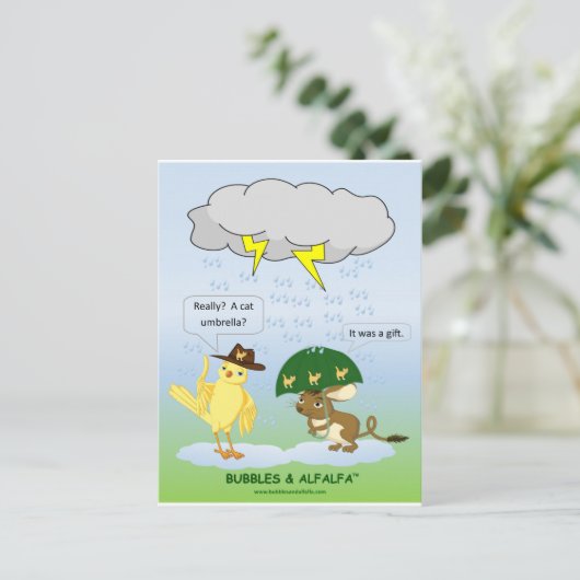 Briefkaart (Staand voorkant)