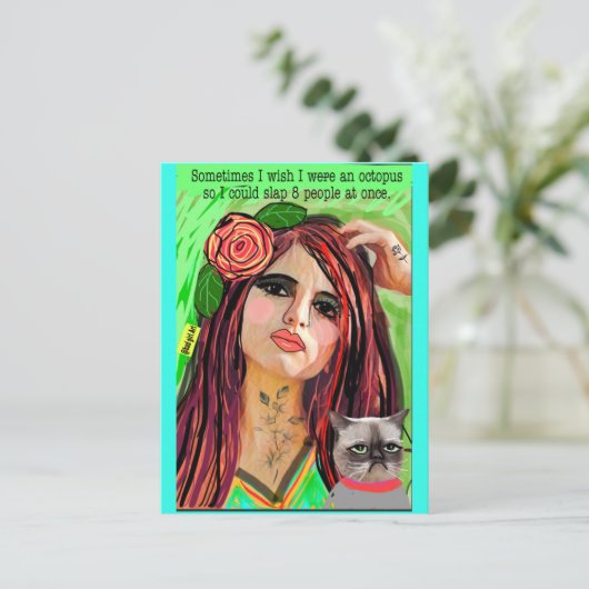 BRIEFKAART (Staand voorkant)