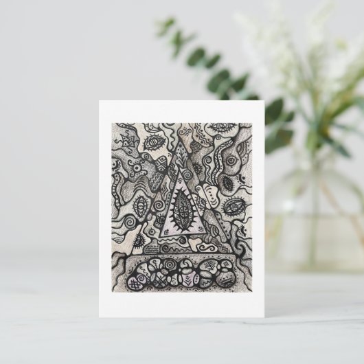 Briefkaart (Staand voorkant)