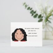 Briefkaart (Staand voorkant)