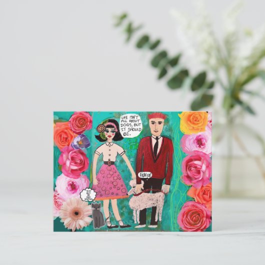 Briefkaart (Staand voorkant)