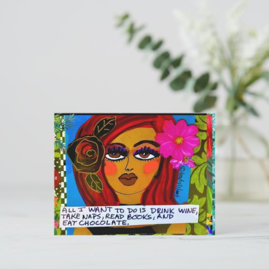 Briefkaart (Staand voorkant)