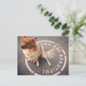 Briefkaart (Staand voorkant)