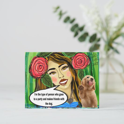 Briefkaart (Staand voorkant)