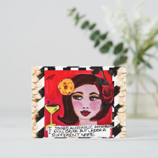 Briefkaart (Staand voorkant)