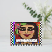 Briefkaart (Staand voorkant)