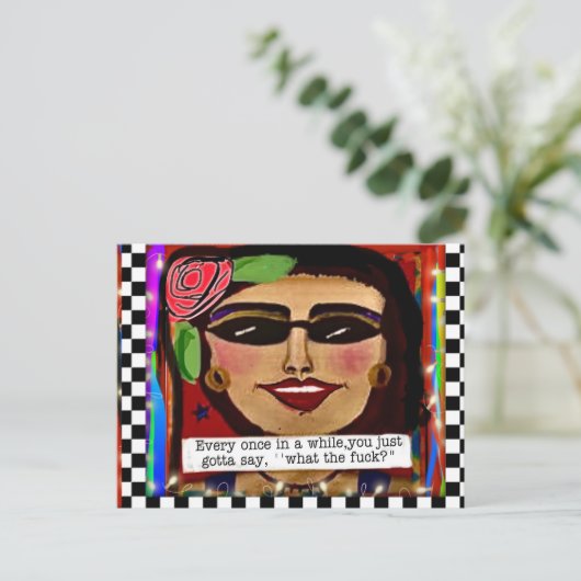 Briefkaart (Staand voorkant)