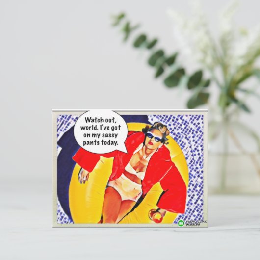 Briefkaart (Staand voorkant)