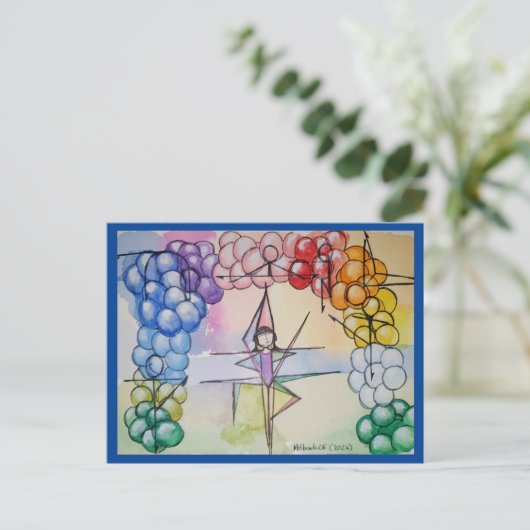 Briefkaart (Staand voorkant)