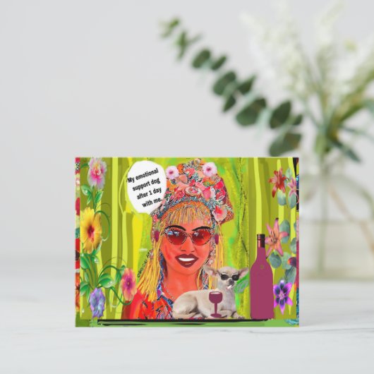 Briefkaart (Staand voorkant)