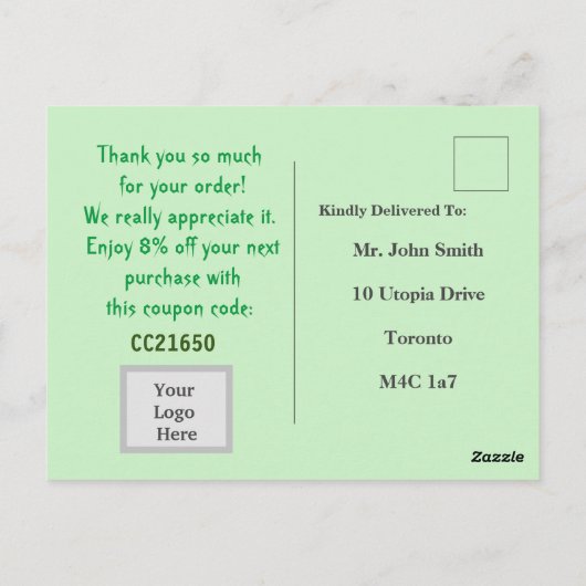 Briefkaart (Achterkant)