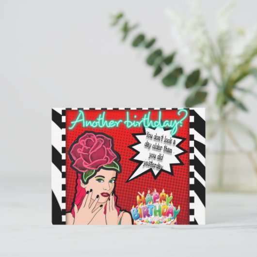 Briefkaart (Staand voorkant)