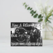 BRIEFKAART (Staand voorkant)