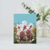 Briefkaart (Staand voorkant)