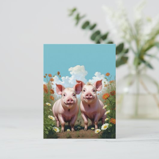 Briefkaart (Staand voorkant)