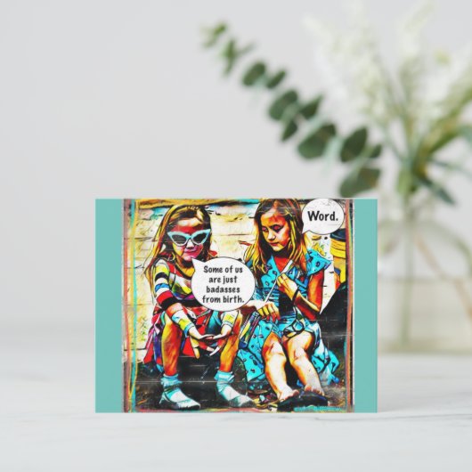 Briefkaart (Staand voorkant)