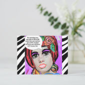 Briefkaart (Staand voorkant)