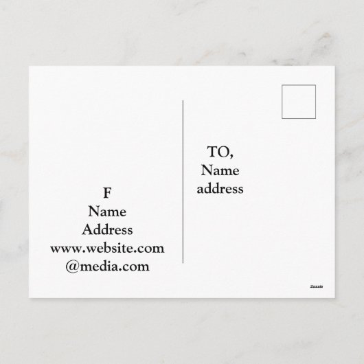 Briefkaart (Achterkant)