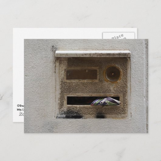 ;-) BRIEFKAART (Voorkant / Achterkant)