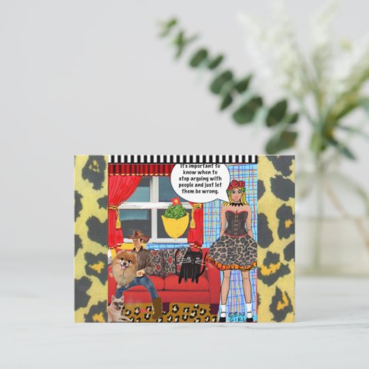 Briefkaart (Staand voorkant)