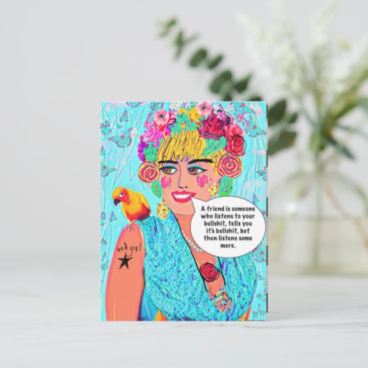 BRIEFKAART (Staand voorkant)