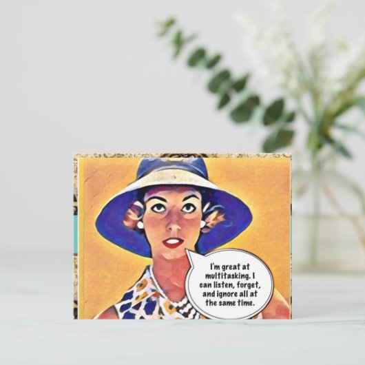 Briefkaart (Staand voorkant)