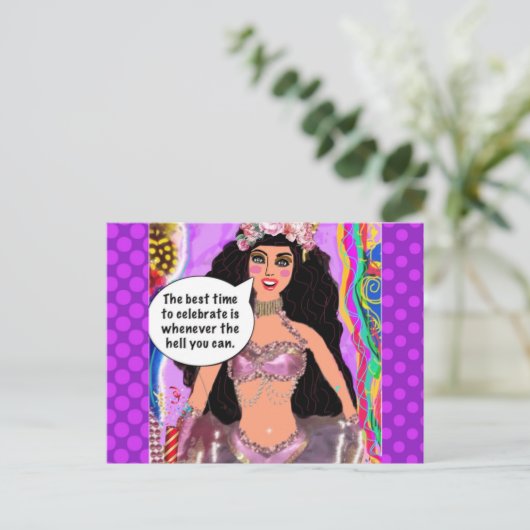 Briefkaart (Staand voorkant)