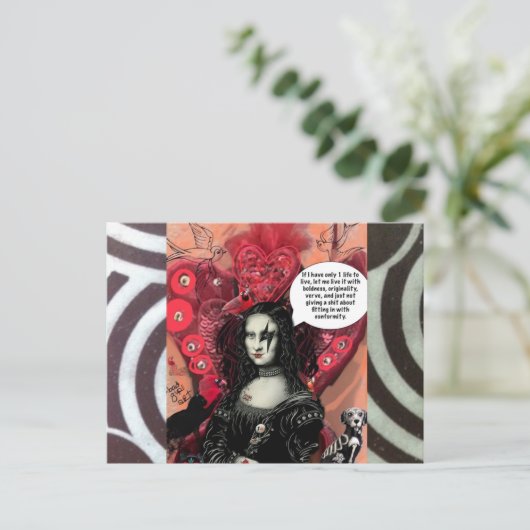 Briefkaart (Staand voorkant)