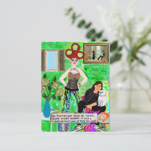 BRIEFKAART (Staand voorkant)