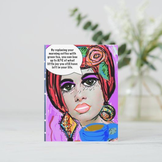 BRIEFKAART (Staand voorkant)