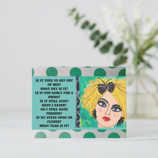 Briefkaart (Staand voorkant)