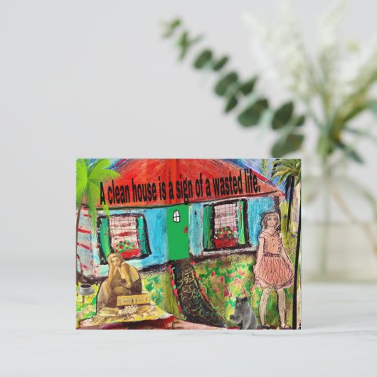 Briefkaart (Staand voorkant)