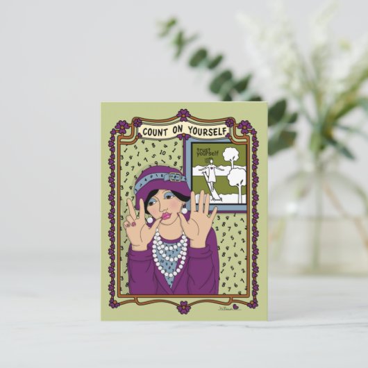 Briefkaart (Staand voorkant)