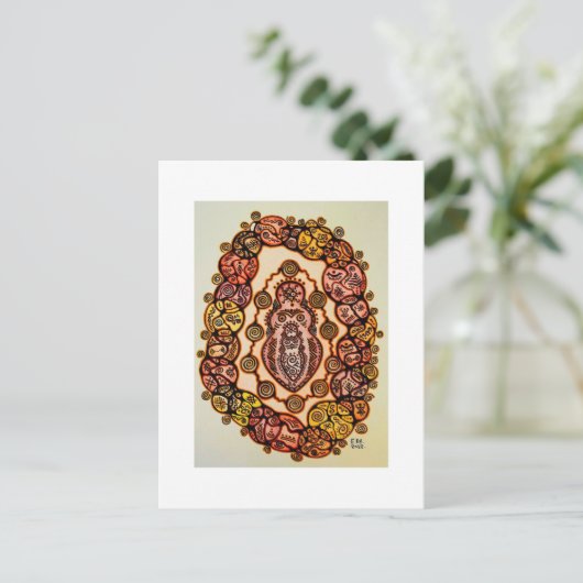 Briefkaart (Staand voorkant)