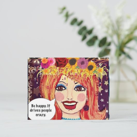 Briefkaart (Staand voorkant)