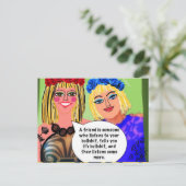 Briefkaart (Staand voorkant)