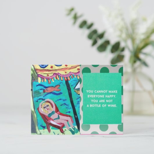 Briefkaart (Staand voorkant)