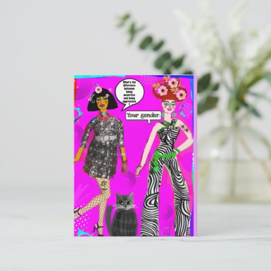 BRIEFKAART (Staand voorkant)