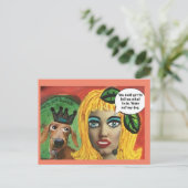 Briefkaart (Staand voorkant)