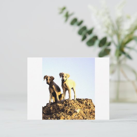 Briefkaart (Staand voorkant)