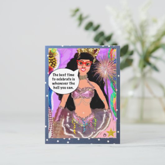 BRIEFKAART (Staand voorkant)