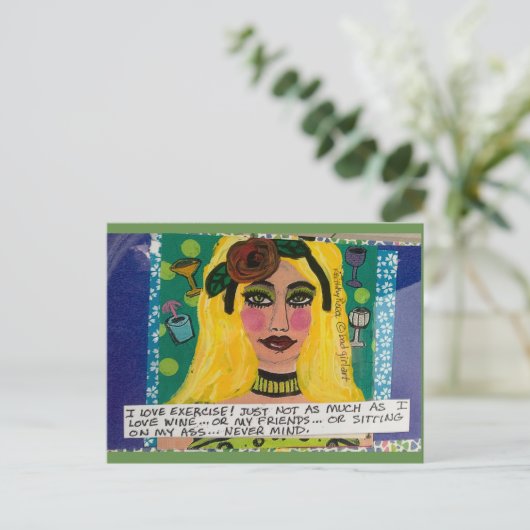 Briefkaart (Staand voorkant)