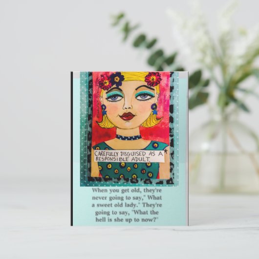 BRIEFKAART (Staand voorkant)