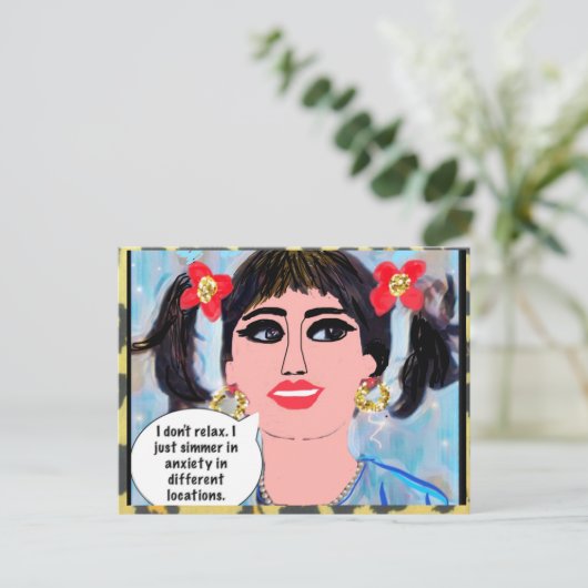 Briefkaart (Staand voorkant)