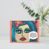 Briefkaart (Staand voorkant)