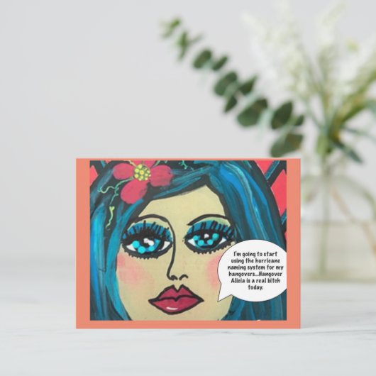 Briefkaart (Staand voorkant)