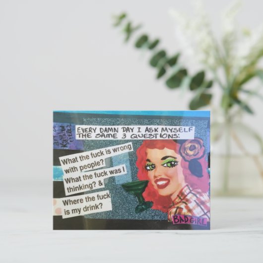 Briefkaart (Staand voorkant)