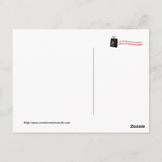 � - BRIEFKAART (Achterkant)